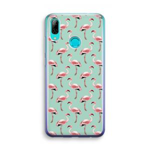 CaseCompany Flamingoprint groen: Huawei P Smart (2019) Transparant Hoesje
