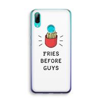 CaseCompany Fries before guys: Huawei P Smart (2019) Transparant Hoesje