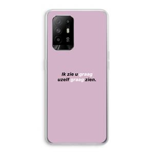 CaseCompany uzelf graag zien: Oppo A94 5G Transparant Hoesje