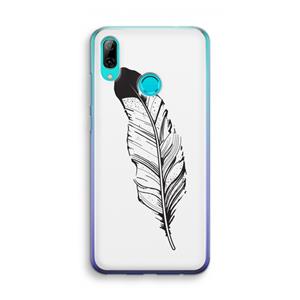 CaseCompany Pluim: Huawei P Smart (2019) Transparant Hoesje