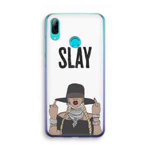 CaseCompany Slay All Day: Huawei P Smart (2019) Transparant Hoesje