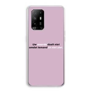 CaseCompany uw waarde daalt niet: Oppo A94 5G Transparant Hoesje