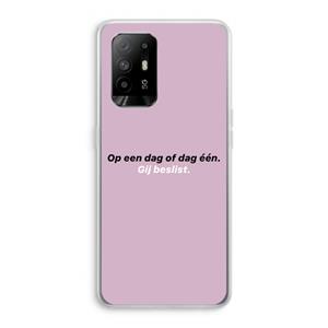 CaseCompany gij beslist: Oppo A94 5G Transparant Hoesje