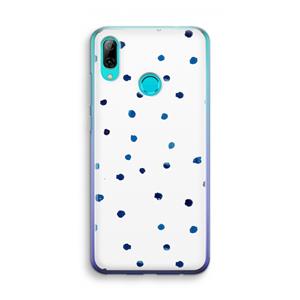 CaseCompany Blauwe stippen: Huawei P Smart (2019) Transparant Hoesje