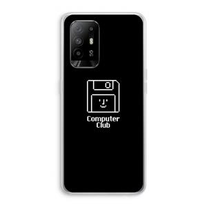 CaseCompany Hello: Oppo A94 5G Transparant Hoesje