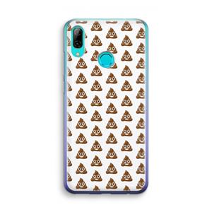 CaseCompany Poop emoji: Huawei P Smart (2019) Transparant Hoesje