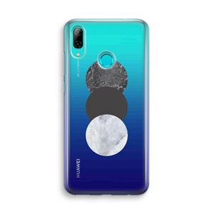 CaseCompany Marmeren cirkels: Huawei P Smart (2019) Transparant Hoesje