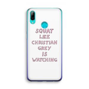 CaseCompany Christian Grey: Huawei P Smart (2019) Transparant Hoesje