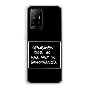 CaseCompany Schotelvod: Oppo A94 5G Transparant Hoesje