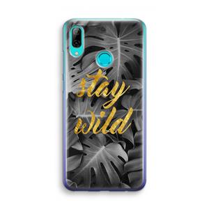 CaseCompany Stay wild: Huawei P Smart (2019) Transparant Hoesje