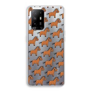 CaseCompany Pony: Oppo A94 5G Transparant Hoesje