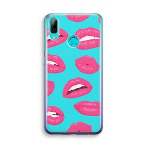 CaseCompany Bite my lip: Huawei P Smart (2019) Transparant Hoesje