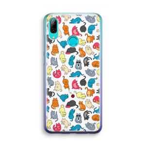 CaseCompany Kleurrijke katten: Huawei P Smart (2019) Transparant Hoesje