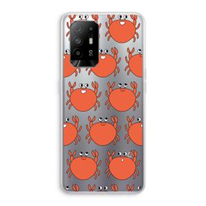 CaseCompany Krab: Oppo A94 5G Transparant Hoesje