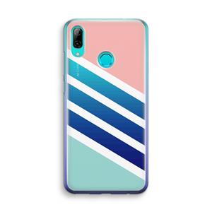 CaseCompany Strepen pastel: Huawei P Smart (2019) Transparant Hoesje