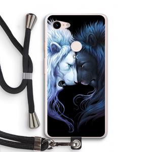 CaseCompany Brotherhood: Pixel 3 XL Transparant Hoesje met koord