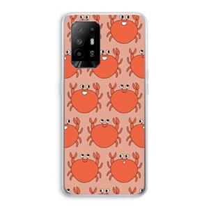 CaseCompany Krab: Oppo A94 5G Transparant Hoesje