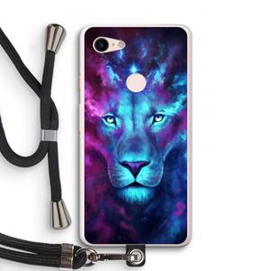 CaseCompany Firstborn: Pixel 3 XL Transparant Hoesje met koord