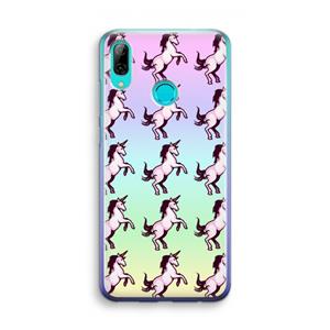 CaseCompany Musketon Unicorn: Huawei P Smart (2019) Transparant Hoesje