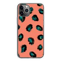 CaseCompany Pink Cheetah: iPhone 11 Pro Transparant Hoesje