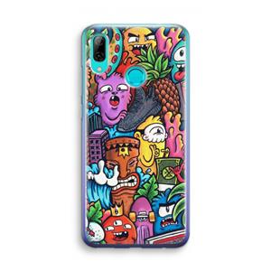 CaseCompany Vexx Mixtape: Huawei P Smart (2019) Transparant Hoesje