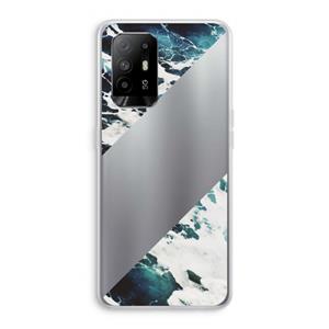 CaseCompany Golven: Oppo A94 5G Transparant Hoesje