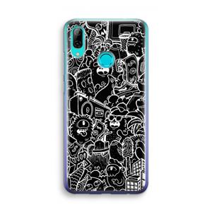 CaseCompany Vexx Black City : Huawei P Smart (2019) Transparant Hoesje