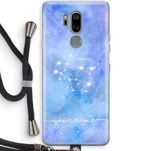 CaseCompany Sterrenbeeld - Licht: LG G7 Thinq Transparant Hoesje met koord