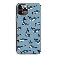 CaseCompany Narwhal: iPhone 11 Pro Transparant Hoesje