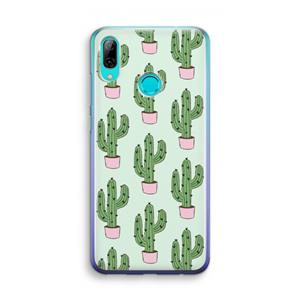 CaseCompany Cactus Lover: Huawei P Smart (2019) Transparant Hoesje