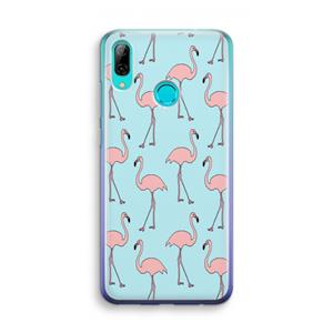 CaseCompany Anything Flamingoes: Huawei P Smart (2019) Transparant Hoesje