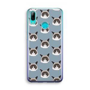 CaseCompany It's a Purrr Case: Huawei P Smart (2019) Transparant Hoesje