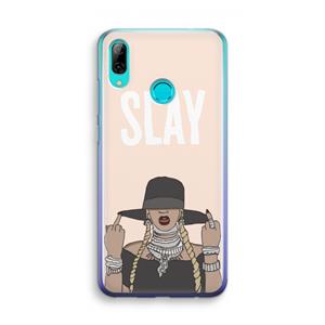 CaseCompany Slay All Day: Huawei P Smart (2019) Transparant Hoesje