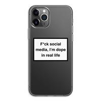 CaseCompany I'm dope: iPhone 11 Pro Transparant Hoesje