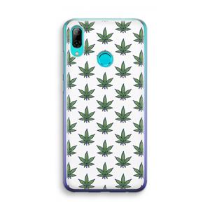 CaseCompany Weed: Huawei P Smart (2019) Transparant Hoesje