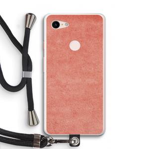 CaseCompany Marrakech Walls: Pixel 3 XL Transparant Hoesje met koord