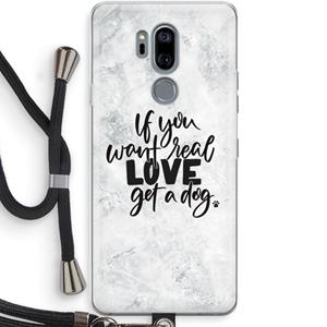 CaseCompany Partner in crime: LG G7 Thinq Transparant Hoesje met koord
