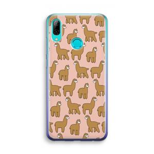 CaseCompany Alpacas: Huawei P Smart (2019) Transparant Hoesje