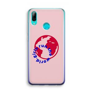 CaseCompany Run The World: Huawei P Smart (2019) Transparant Hoesje