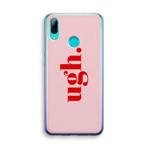 CaseCompany Ugh: Huawei P Smart (2019) Transparant Hoesje