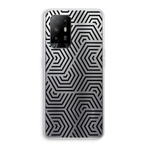 CaseCompany Magic pattern: Oppo A94 5G Transparant Hoesje