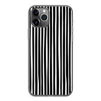 CaseCompany Stripes: iPhone 11 Pro Transparant Hoesje