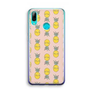 CaseCompany Ananas: Huawei P Smart (2019) Transparant Hoesje