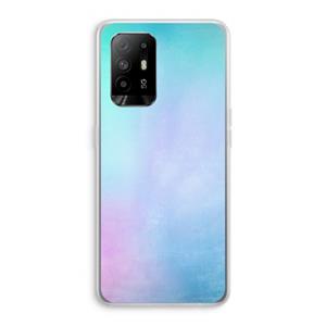 CaseCompany mist pastel: Oppo A94 5G Transparant Hoesje