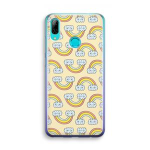 CaseCompany Regenboog: Huawei P Smart (2019) Transparant Hoesje