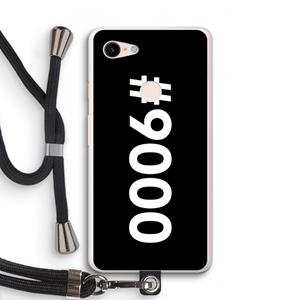 CaseCompany 9000: Pixel 3 XL Transparant Hoesje met koord