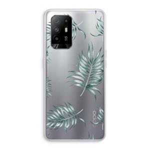 CaseCompany Simple leaves: Oppo A94 5G Transparant Hoesje