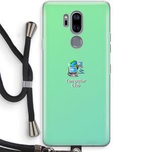 CaseCompany Win98: LG G7 Thinq Transparant Hoesje met koord