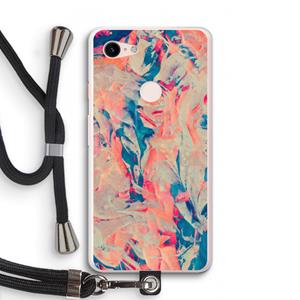 CaseCompany Alone: Pixel 3 XL Transparant Hoesje met koord