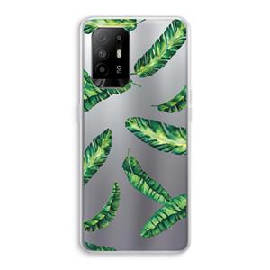 CaseCompany Lange bladeren: Oppo A94 5G Transparant Hoesje